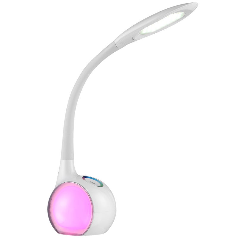 Lampka biurkowa dla dzieci z wielokolorowym światłem nocnym RGB, ściemnialna lampka nocna LED, dotykowa lampka LED z kolorowym światłem i 3 poziomami