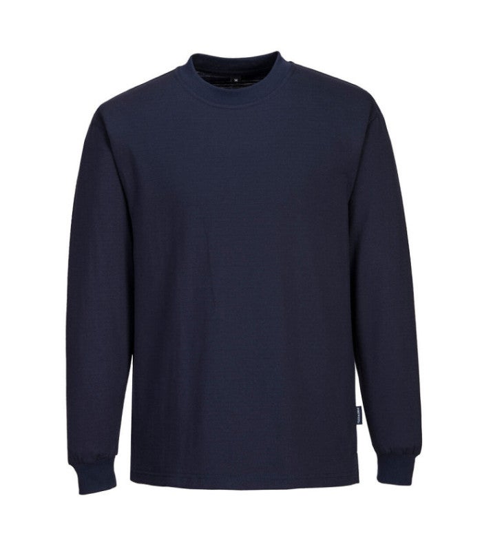T-shirt à manches longues antistatique ESD Portwest Bleu Marine L