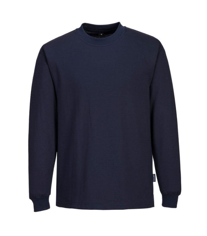 T-shirt à manches longues antistatique ESD Portwest Bleu Marine L T-shirt à manches longues antistatique ESD Portwest Bleu Marine L