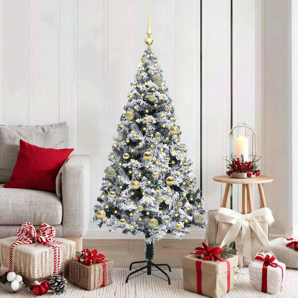 Sapin De Noël De 150 Cm, Aspect Réaliste, Montage Rapide Support Inclus Plastique Ignifuge 98931217