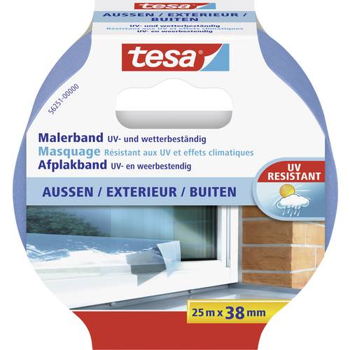 Bande de masquage tesa® tesa 56251-00000-02 bleu (L x l) 25 m x 38 mm acrylate 1 pc(s)