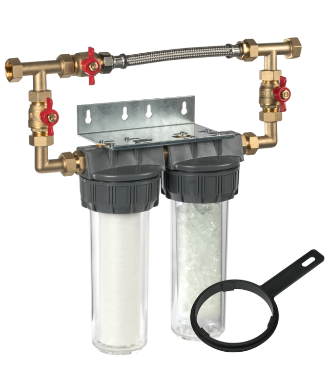 DualoSuper 2 Apic : Filtre Anti-impuretés et Anti-tartre avec by-pass inclinable