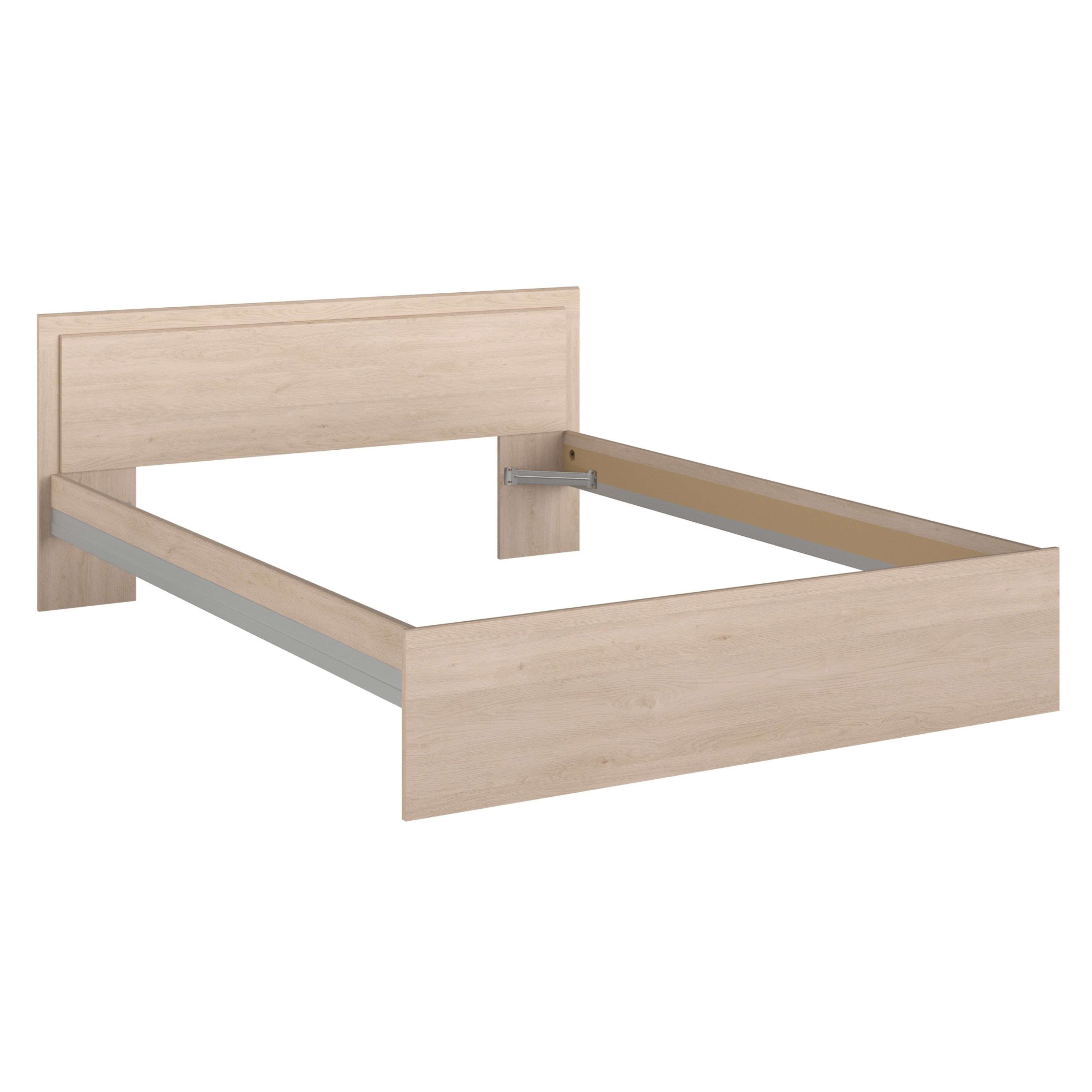 Cama de Matrimonio Modelo Baltic en Roble Brooklyn 135-140x190 cm - 2