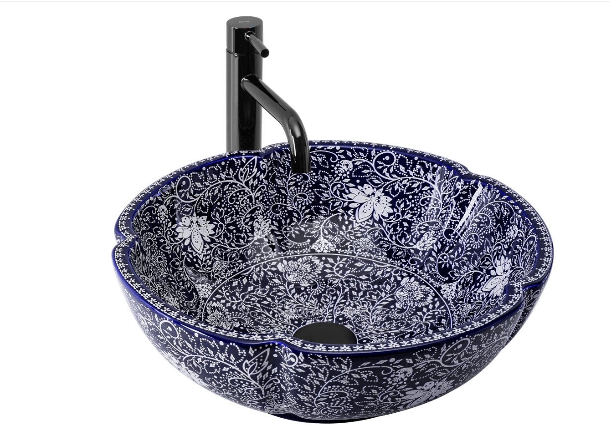 Umywalka Nablatowa Rea Sevilla Niebieski 42,5 X 42,5