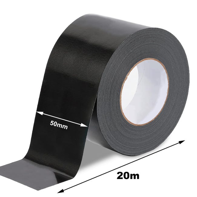 Rouleau Ruban Adhésif Gaffer Imperméable Bleu – 100 Mm X 50 M – Fixation Solide Pour Réparations