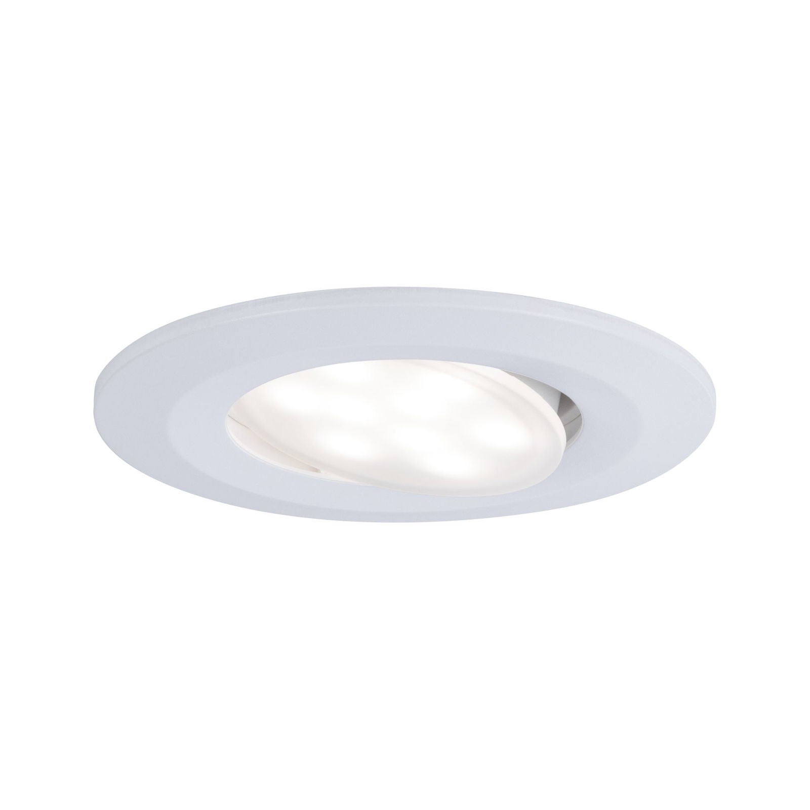 Spot encastré LED Calla Kit de base orientable IP65 rond 90mm 30° 3x5W 3x400lm 230V White Switch Blanc dépoli - 3