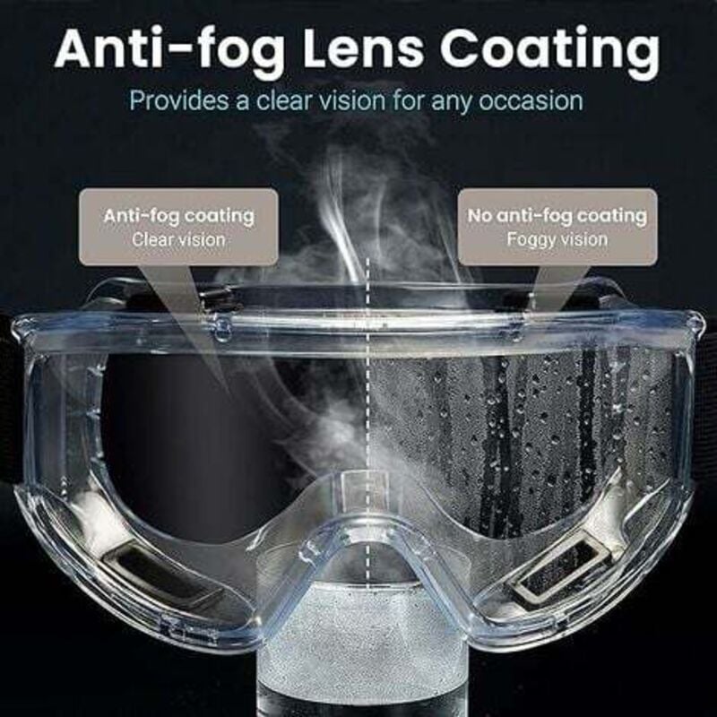 Lunettes de Protection Anti-buée Surlunettes de Sécurité Anti-rayures Idéal pour Bricolage, Chimie, Travaux, Chantiers - 2