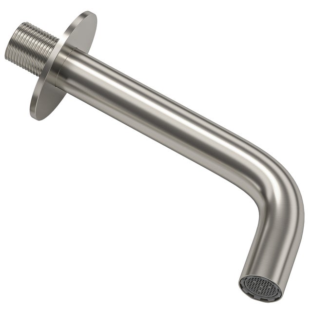 Valaz Tuyau rond 21 cm en acier brossé avec filetage 1/2