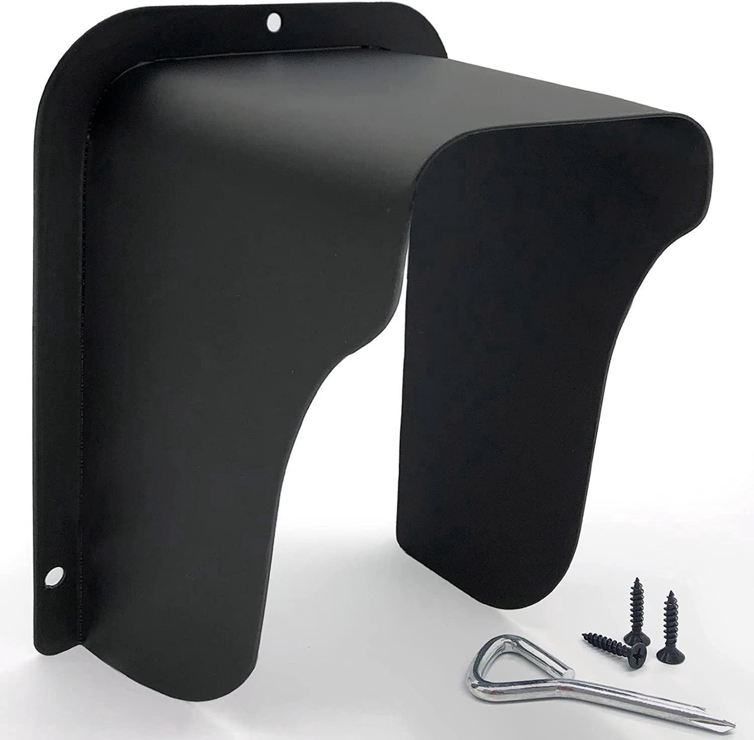 1 x housse de pluie pour sonnette extérieure, acier inoxydable durable, adapté aux prises extérieures, sonnette extérieure sans fil - 2