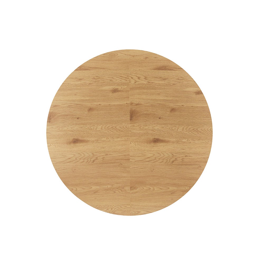 Home Deluxe – Ensemble de salle à manger AVENTURA avec 6 chaises IKALO marron clair – Couleur : chêne clair, dimensions : 120–160x76x12 cm, pied en - 6