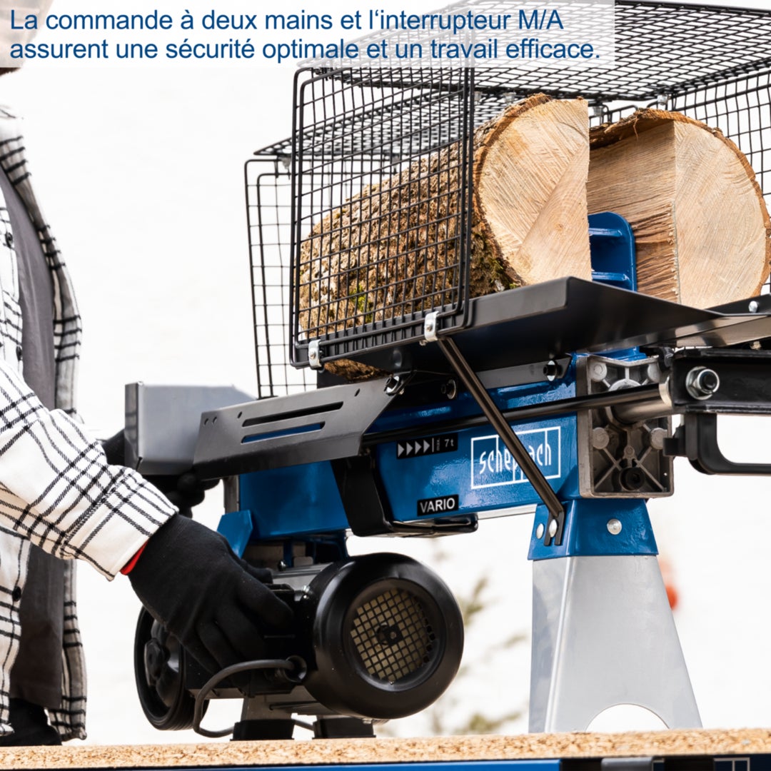 Fendeur de bûches SCHEPPACH - 7T - 2200W - HL760L - 4
