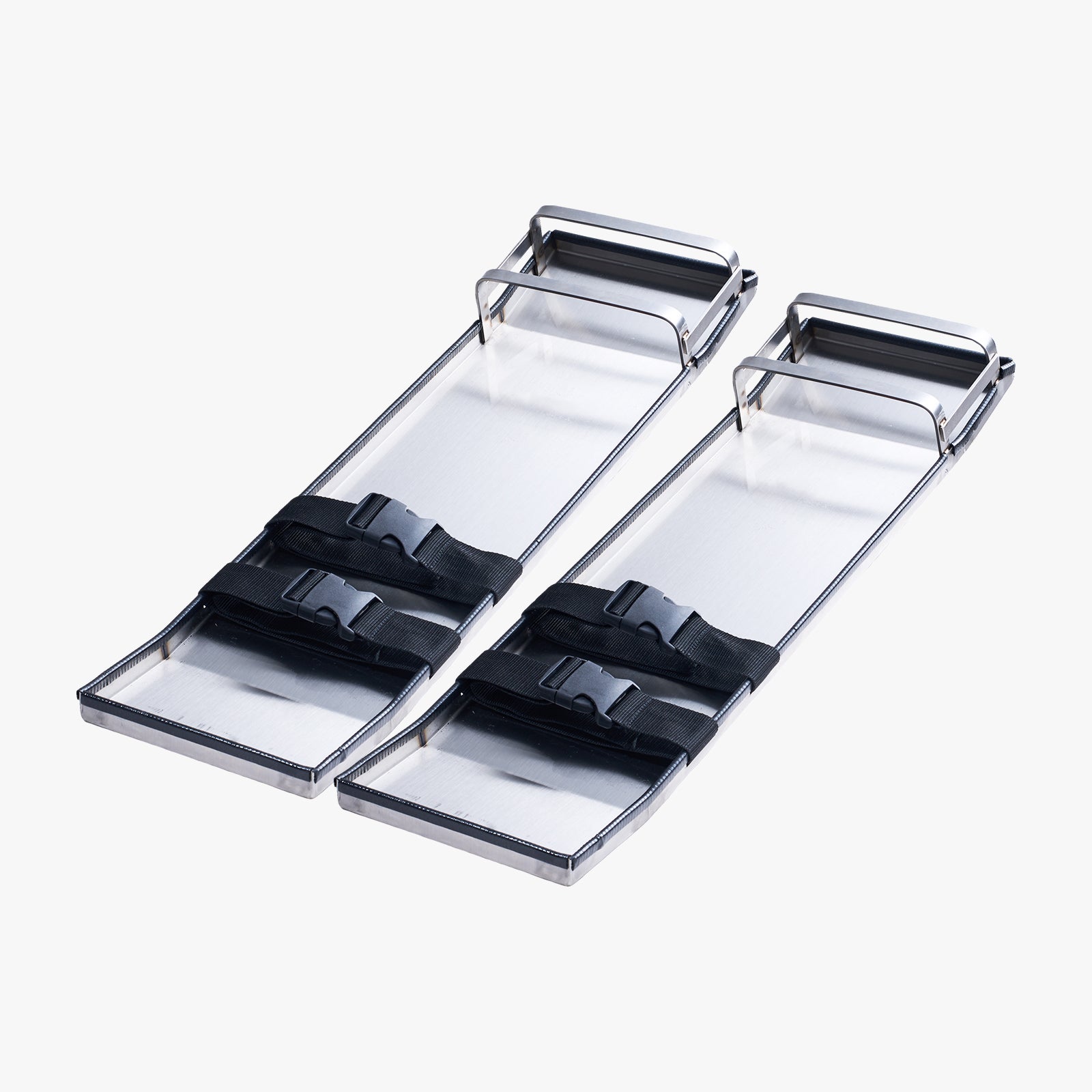 Planchers genou SucceBuy en inox pour béton 28'' x 8'', glissières pour travaux en béton, coussinets de genou avec sangles pour ciment et finition - 3