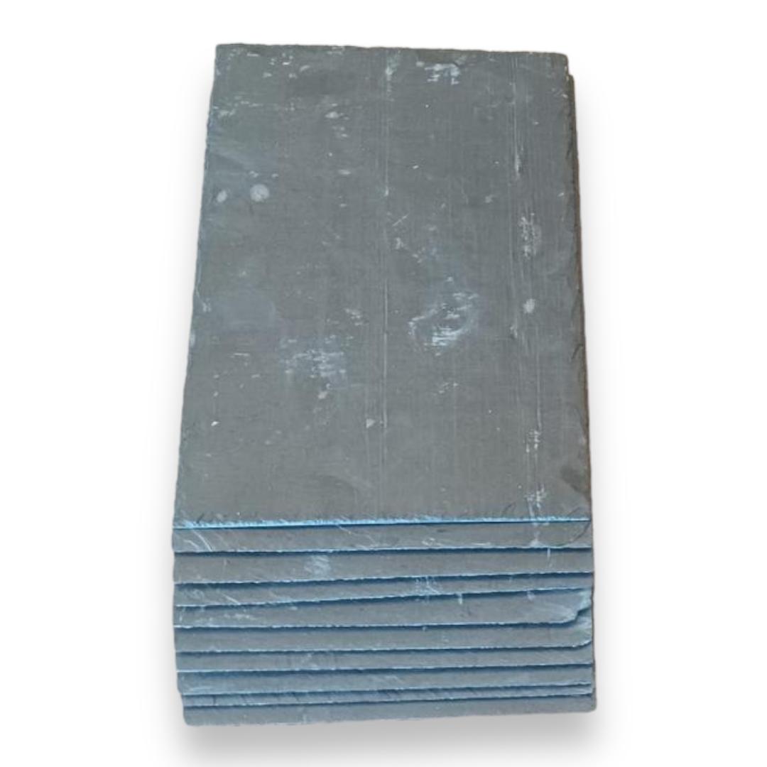 Pack 10 Pièces de Carrelage Ardoise Noire 40x25 cm 1,00 m2 - 2