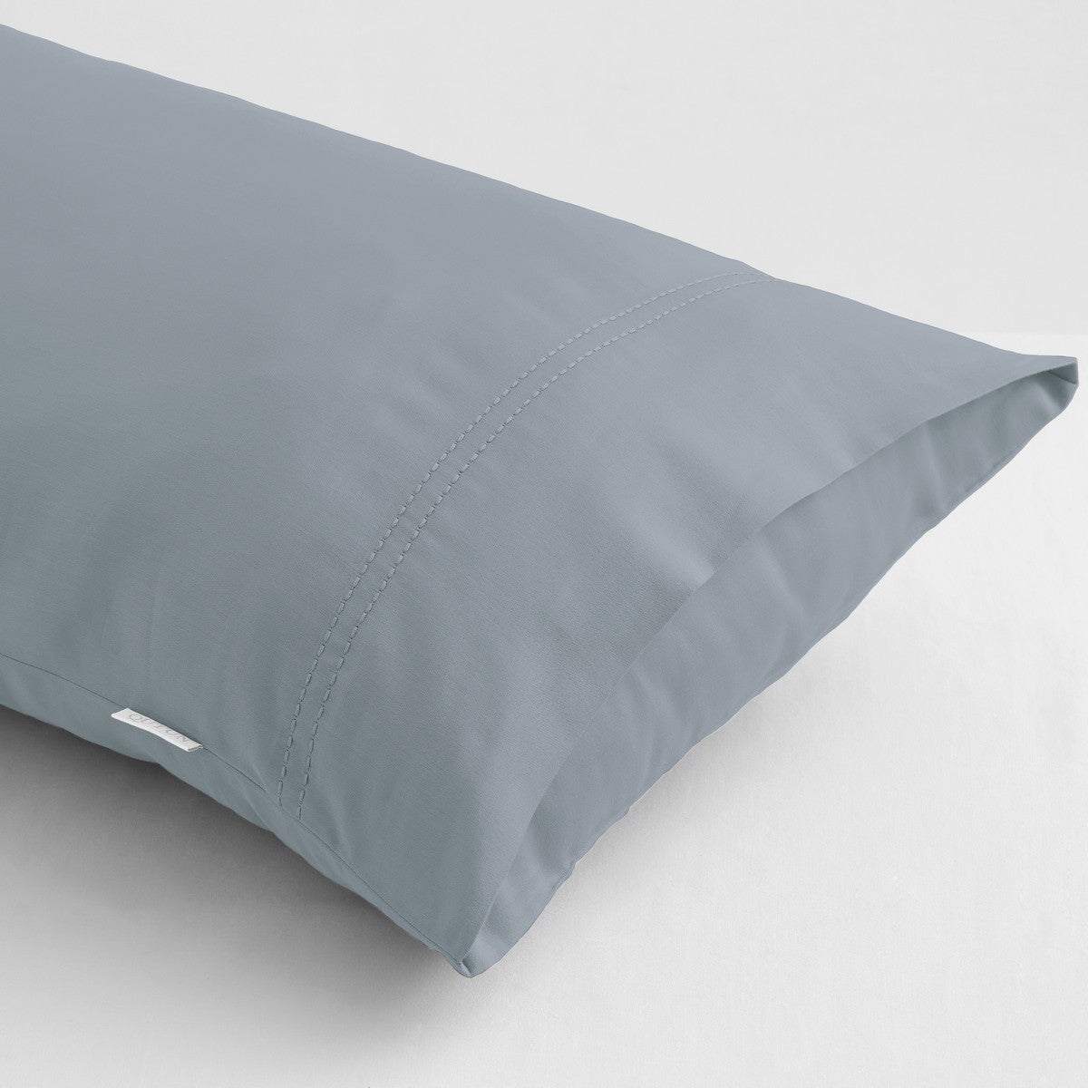Funda almohada algodón orgánico ceniza dp - 45x80 cm (2 ud)