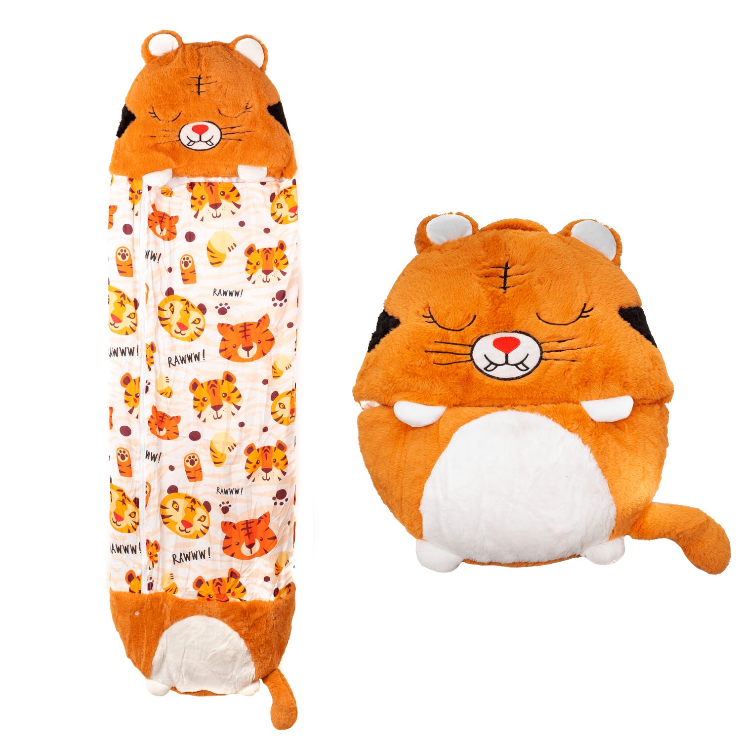 Fodera Poltrona A Sacco LOLOMLO XL | In Tela Con Cerniera YKK | Per Peluche, Coperte E Asciugamani | Design Gufo, Unicorno E Altri