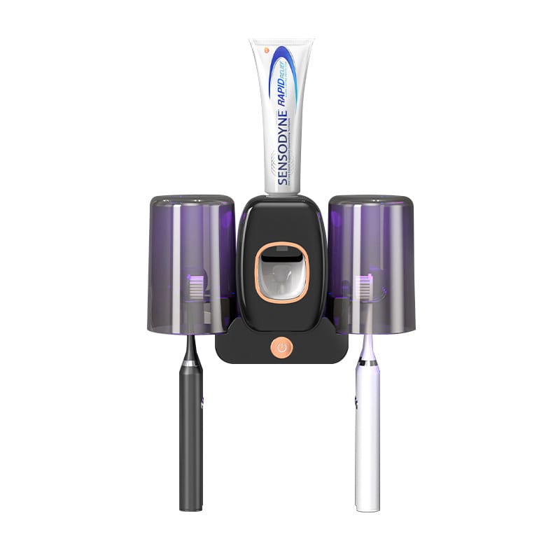 Porte-brosse à dents pour salle de bain, distributeur automatique de  dentifrice pour salle de bain, support de brosse à dents et dentifrice,  support m | Leroy Merlin