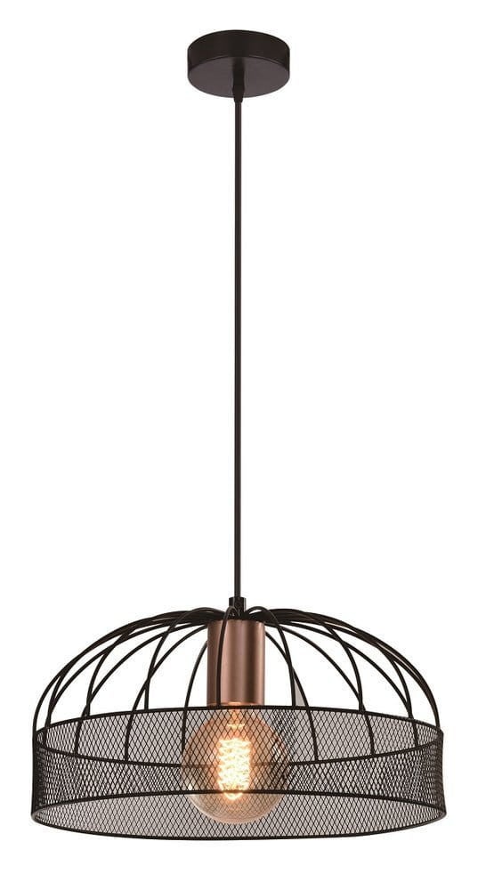 Lampa sufitowa Levi miedź-czarna 1xE27x40W wym: 100 x 30 x 30 cm metal Candellux