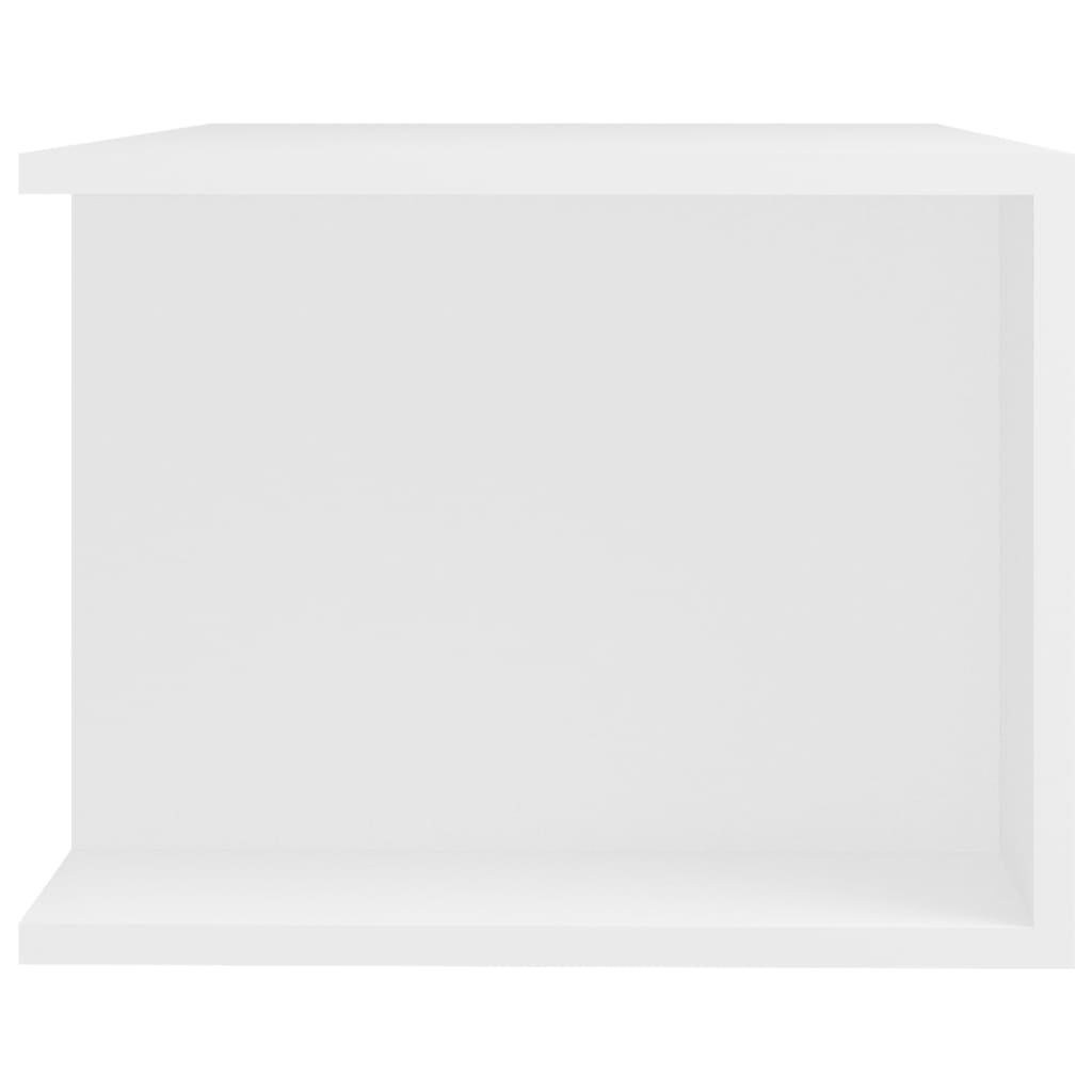 Meuble TV avec lumières LED Blanc 90x39x30 cm - 8