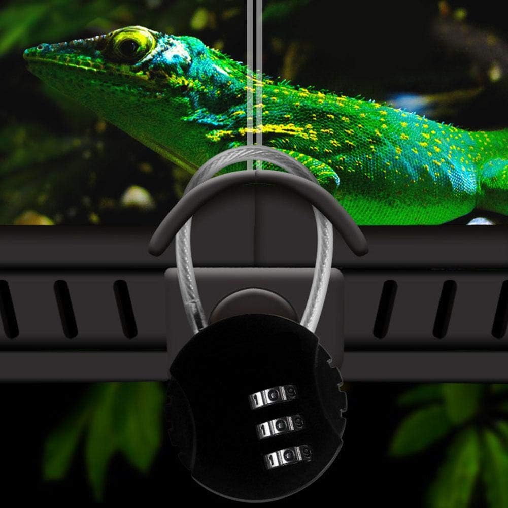 Lucchetto di sicurezza blu da 2 pezzi, lucchetto a combinazione, lucchetto da viaggio con cavo in acciaio, lucchetto per bagagli a 3 cifre per valig - 3