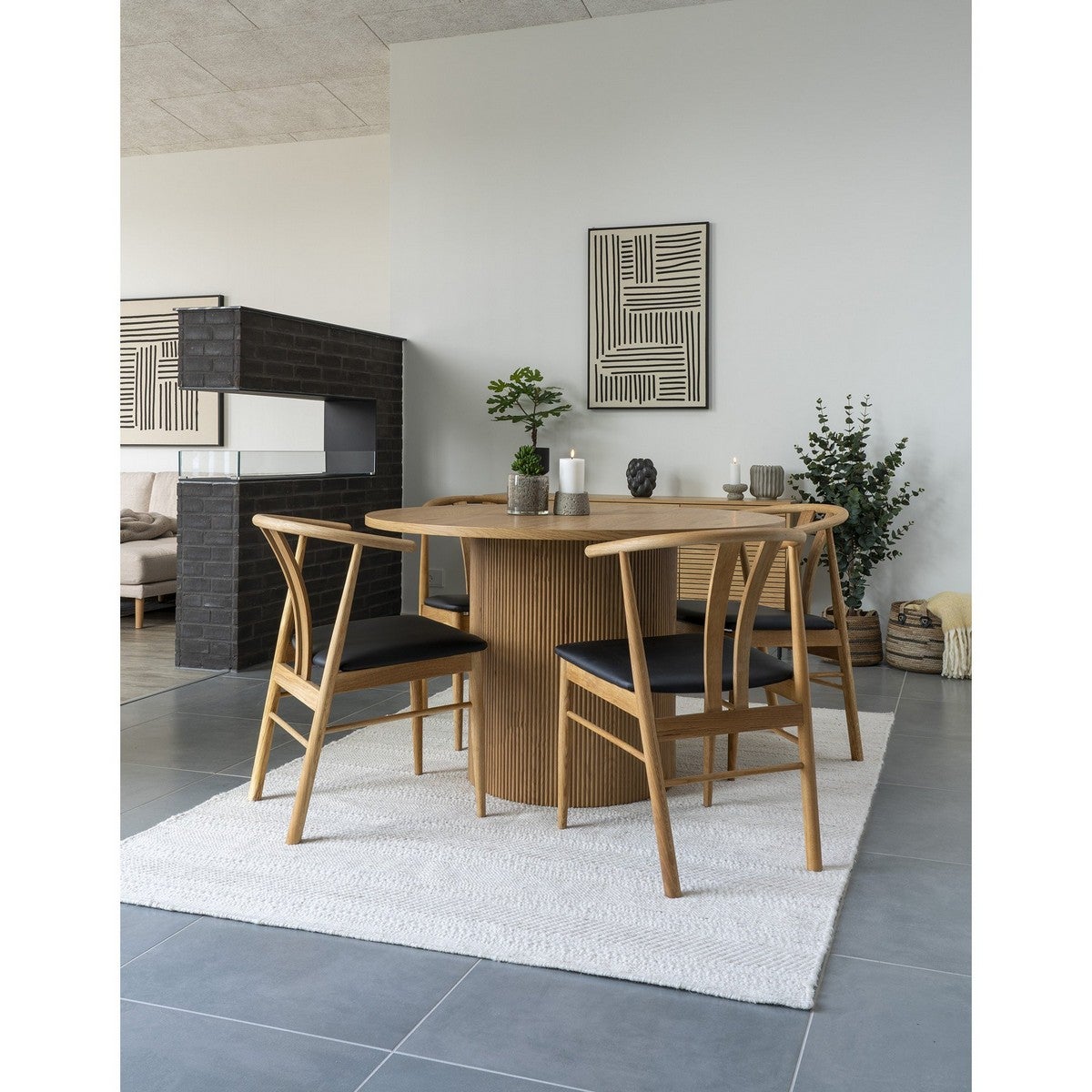 Impression sur Toile avec Cadre Lipari, Coton, Noir, Seven Design - 2