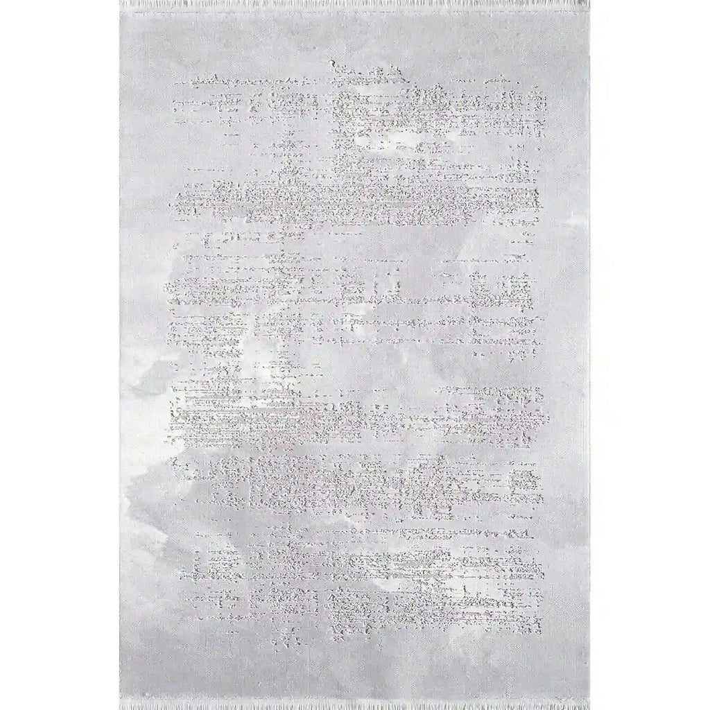 Covor MURANO 06431D, 160x230 cm, forma dreptunghiulara, acril, gri/crem