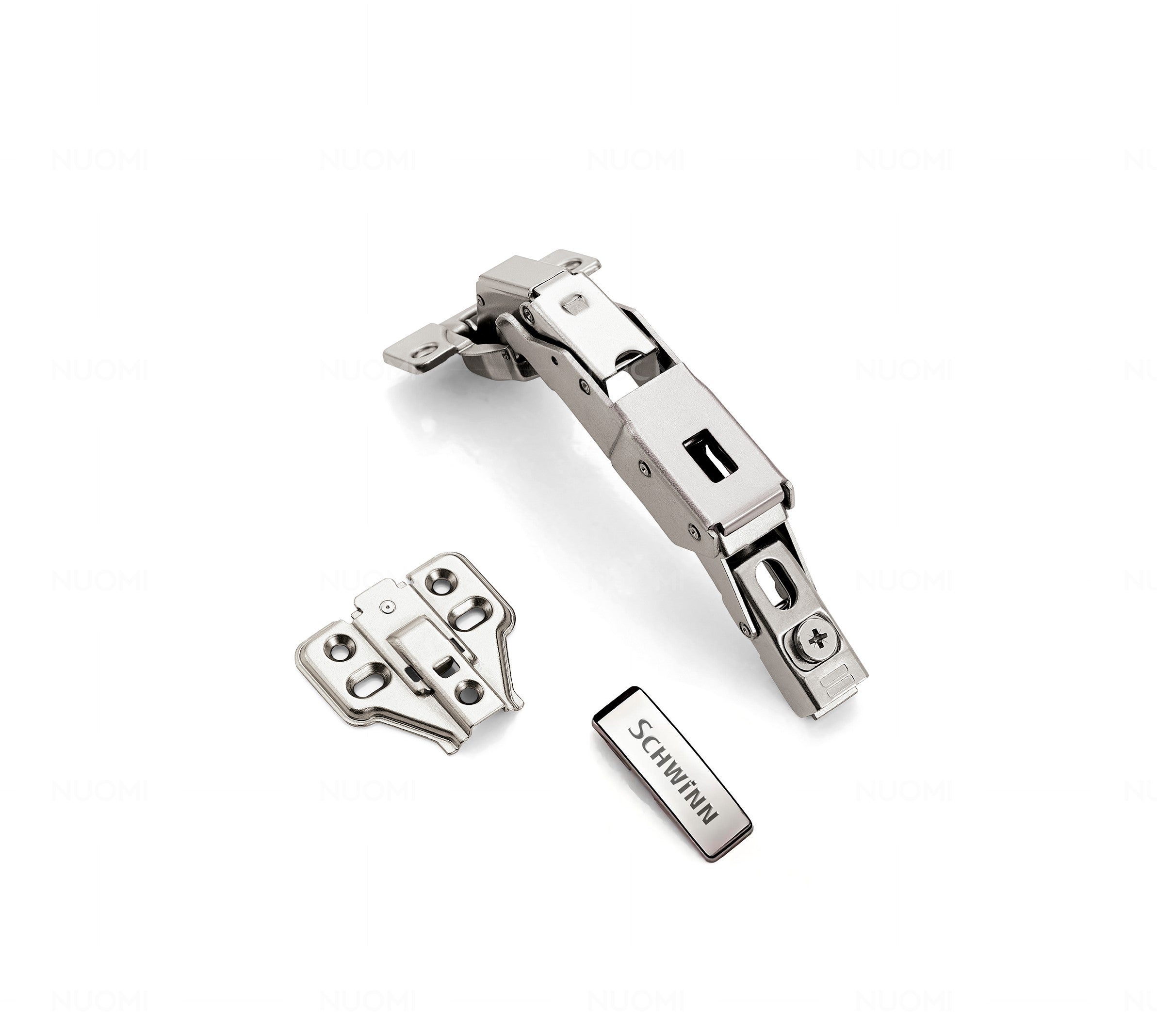 Zawias meblowy Schwinn 165 stopni cichy domyk clip on 4 szt.