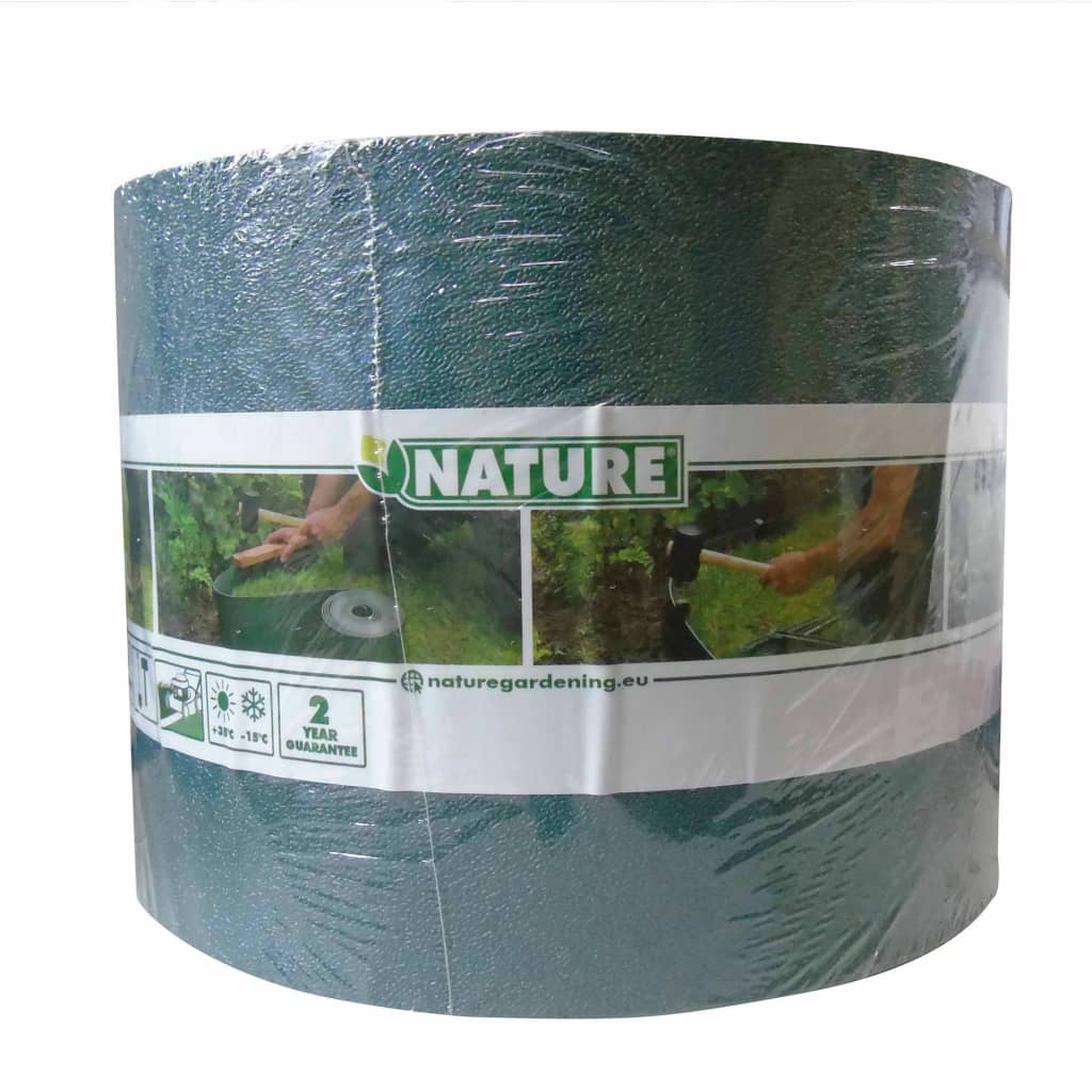 Borde de jardín de polietileno reciclado Gris - Altura 15 cm x 10 m - 6