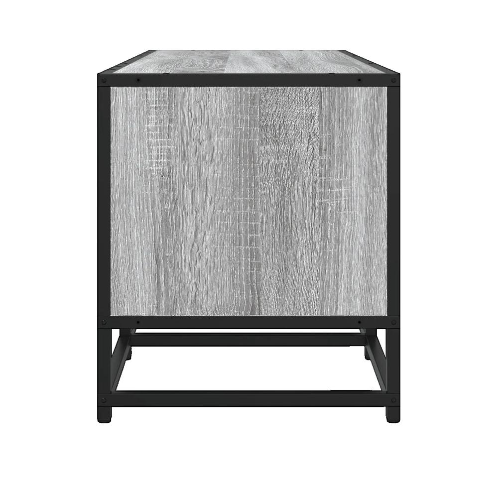 vidaXL Meuble TV sonoma gris 210x35x41 cm bois d'ingénierie - 2