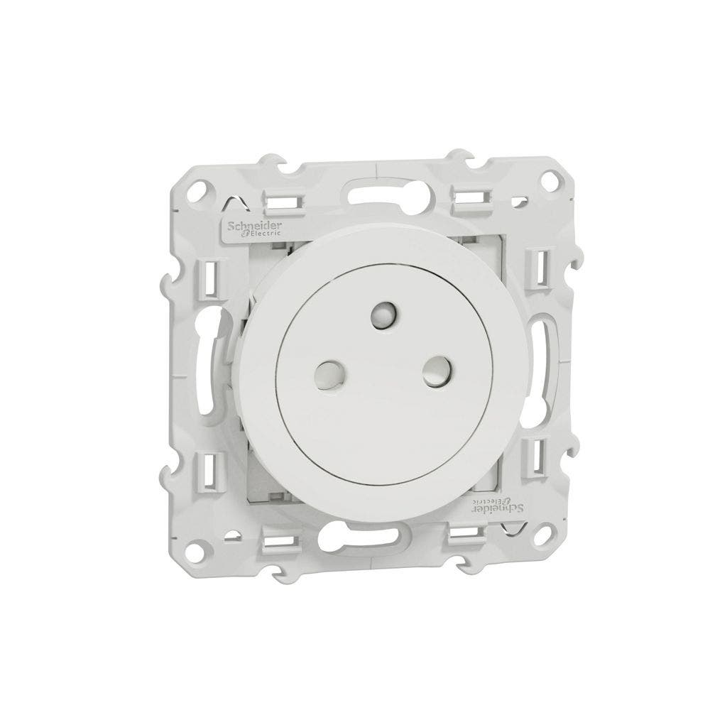 Prise Odace 2 poles et terre Schneider Electric - 5