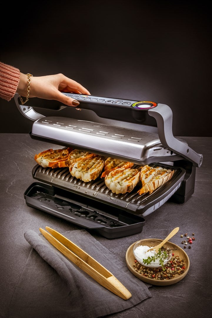 TEFAL GC724D12 Optigrill+ XL Grill viande, 9 programmes, Mode manuel, Decongelation, Surface de cuisson XL, Accessoires inclus - 7