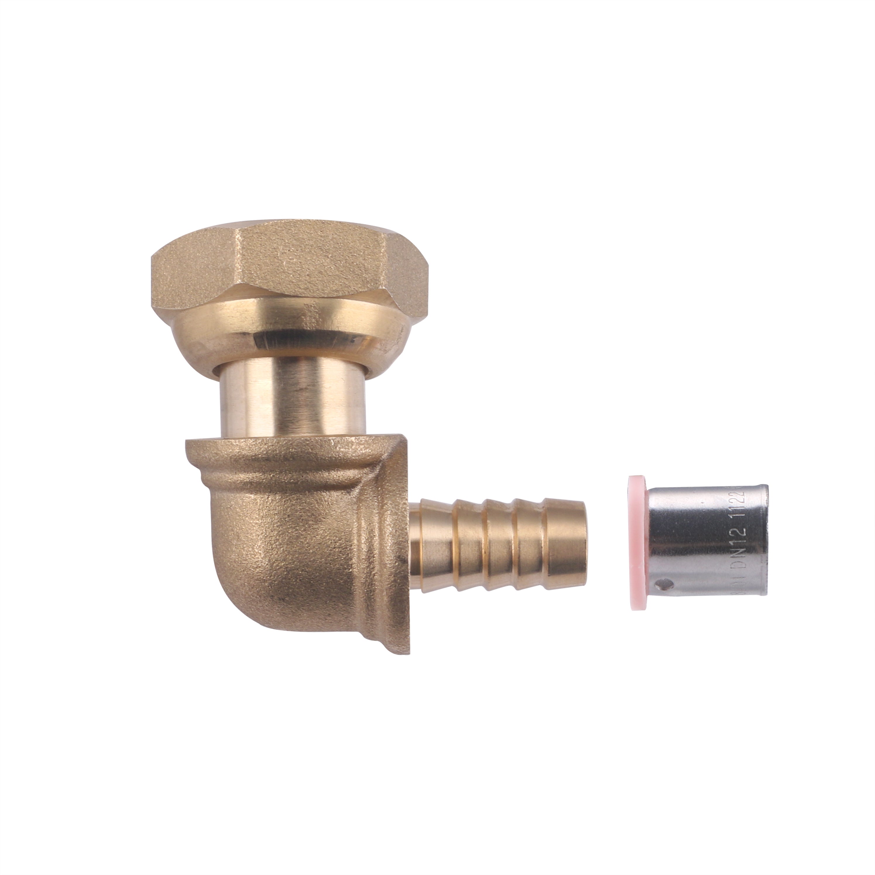 Raccord PER à Sertir Coude Ø12 - Femelle Tournant 15x21 NOYON & THIEBAULT - 5