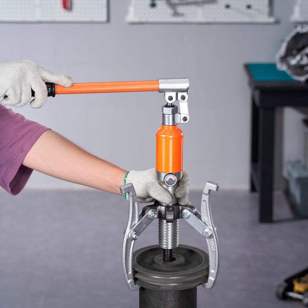 Estrattore idraulico 5T con artigli regolabili per ingranaggi e pulegge TEKMAQUINAS - 5