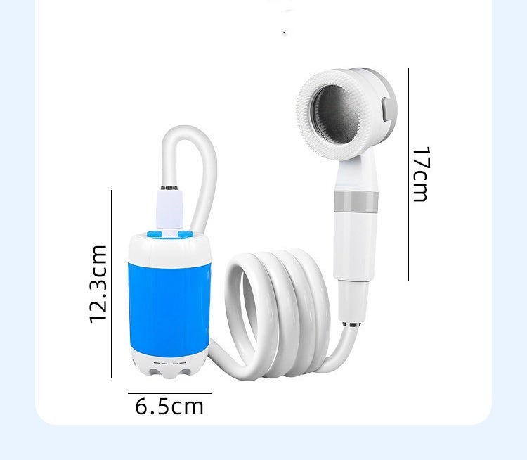 Douche portable douche de camping avec tête de douche vanne d'arrêt - 2