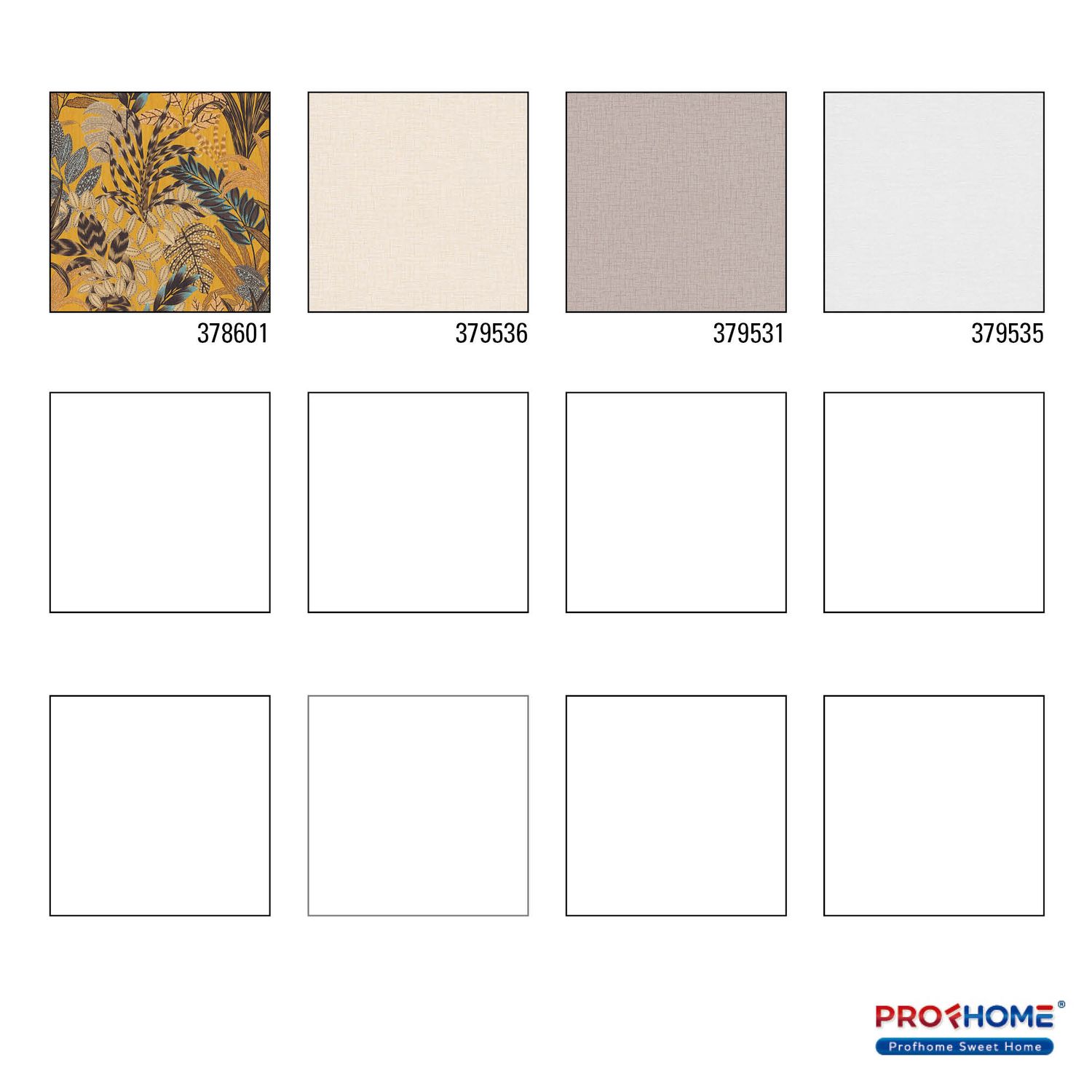 Profhome 378601-GU Carta da parati floreale leggermente strutturata opaco 5,33 m2 - 7