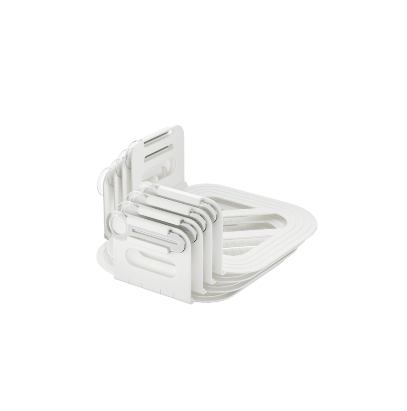 Lot de 4 supports de drap de lit avec bandes de verrouillage, supports de drap-housse, supports antidérapants pour toutes les tailles de matelas (gris