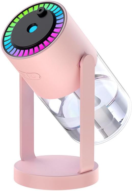 Nawilżacz powietrza Starry Sky – obrotowy, z lampkami Starry Sky, interfejsem USB – cichy, mały, wydajny