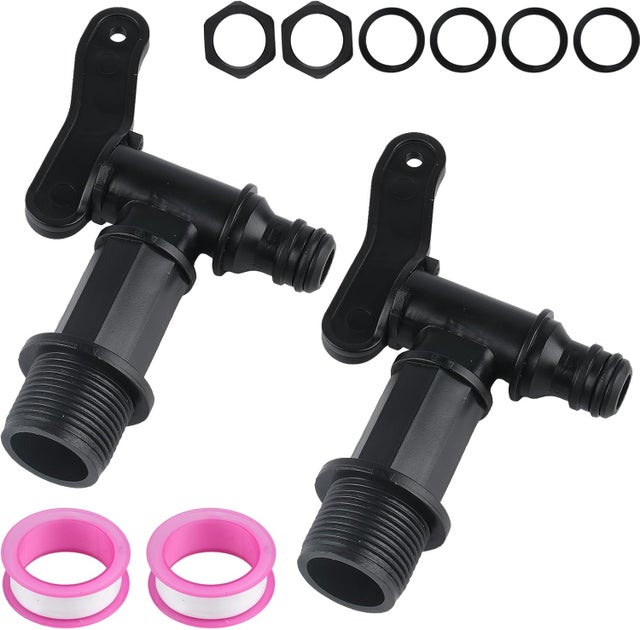 Robinet De Pluie En Plastique, Kit De Robinet De Pluie Avec Raccord De