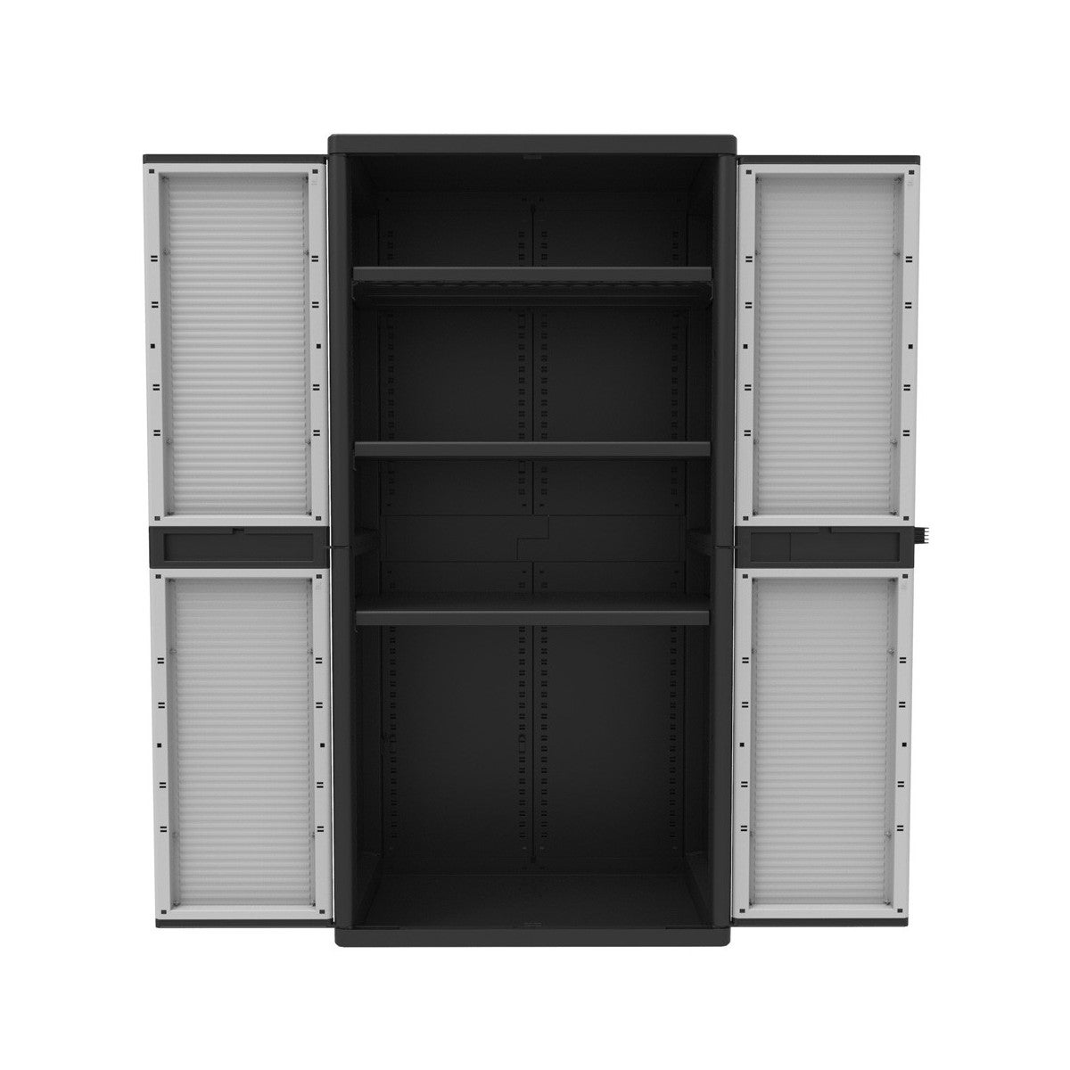 Armadio Da Giardino In Legno Con Tetto A Punta - 2 Ripiani E 2 Porte Con Chiusura | Ideale Per Attrezzi - Foto 9