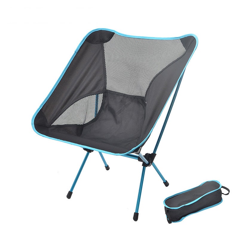 High Point Sports Chaise Camping Pliable 200kg Bleu - Chaise Surdimensionnée Avec Porte-Gobelet Et Glacière