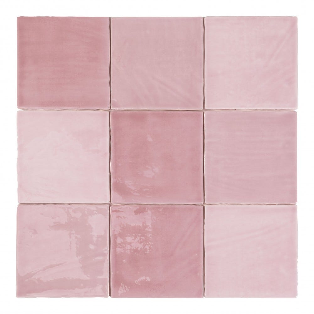 Piastrela Lucida Da Revestimento Interno Effetto Zellige Rosa Tabarca piastrela-lucida-da-revestimento-interno-effetto-zellige-rosa-tabarca
