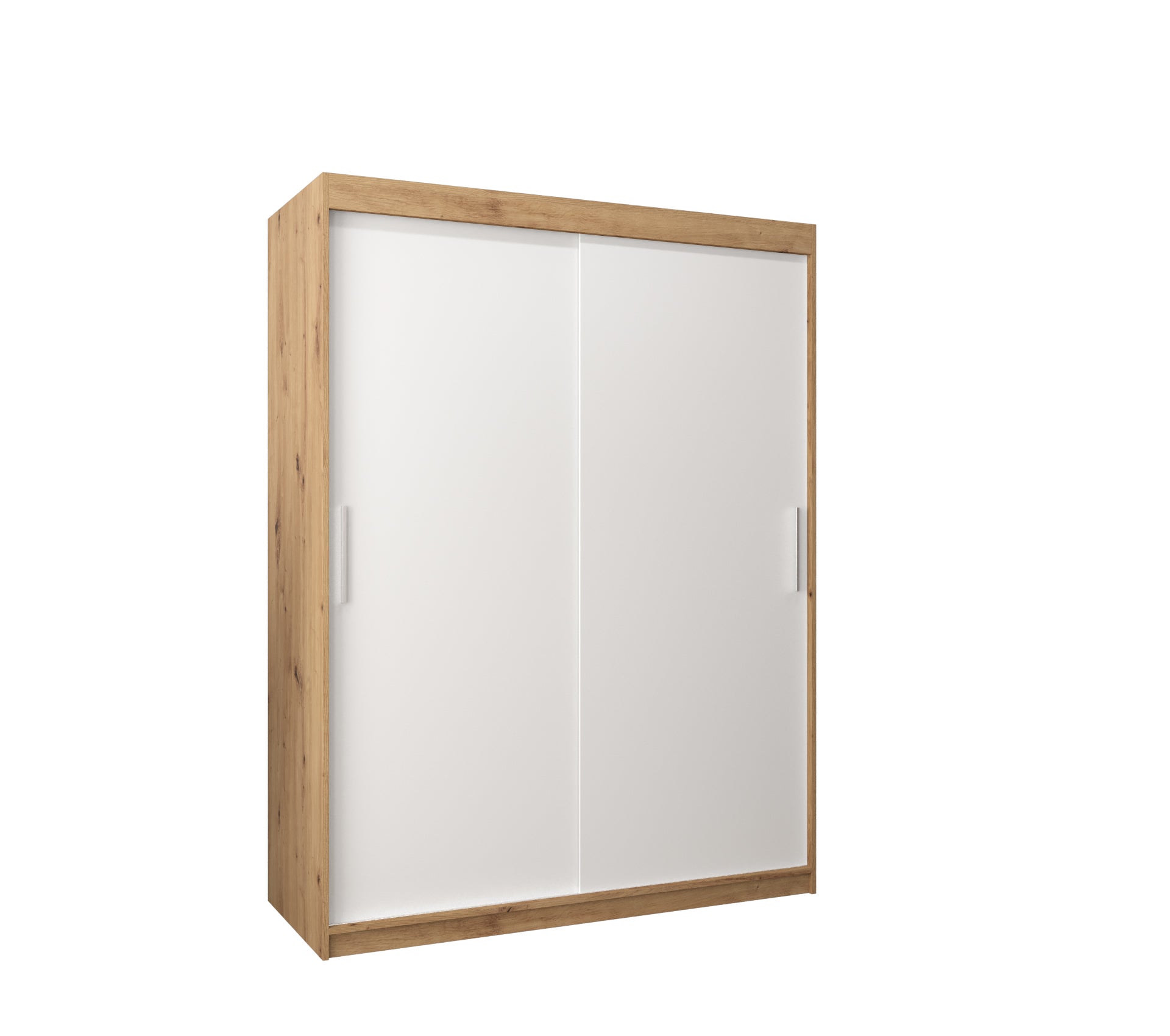 Szafa przesuwna garderoba TOKYO 150 x 62 x 200 cm Artisan + Biały - Abiks Meble