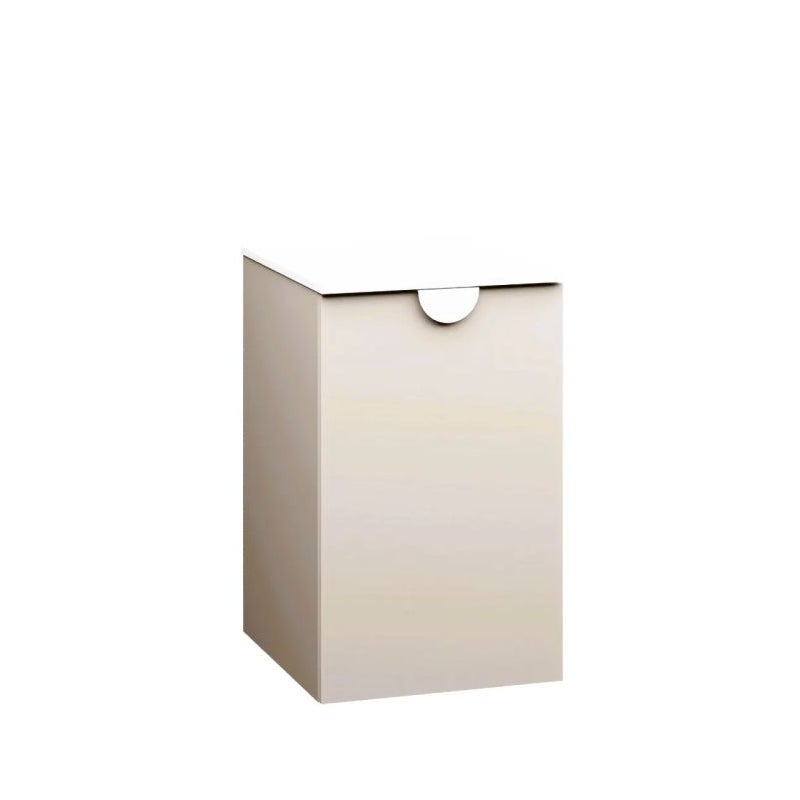 Szafka łazienkowa COCO 40 cm kaszmir półmat z koszem na pranie