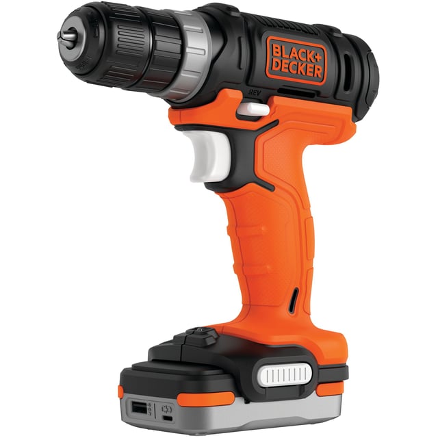BDCDD12S1-QW Perceuse-Visseuse sans fil - 12 V - 1,5 Ah - 1 batterie - Chargeur inclus - Livrée en sac de rangement