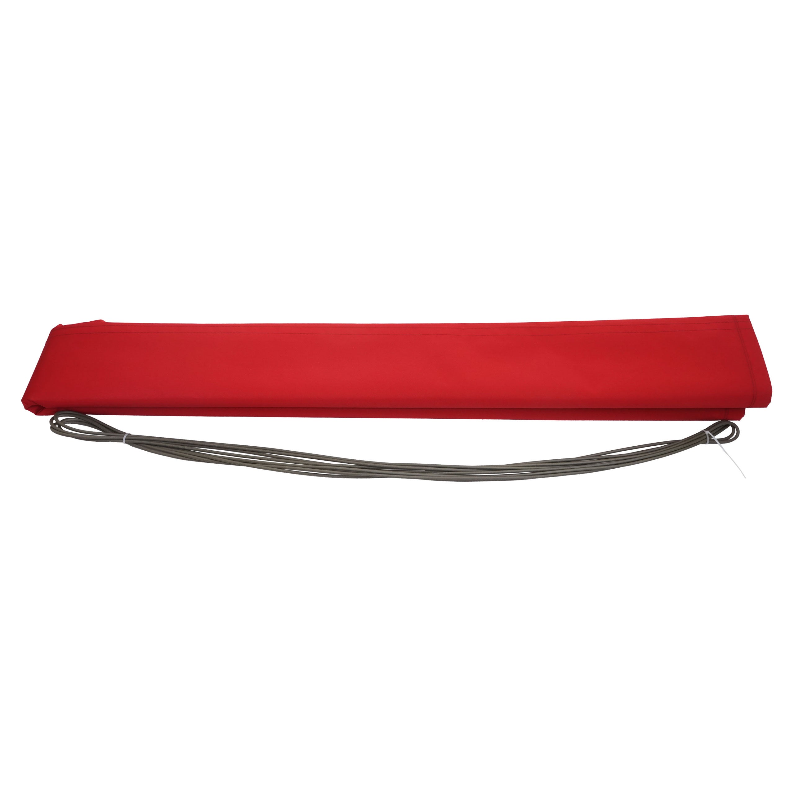 Wymienne poszycie do markizy HWC-H27, pełna kaseta Wymienne poszycie przeciwsłoneczne 6x3m ~ Poliester bordowo-czerwony