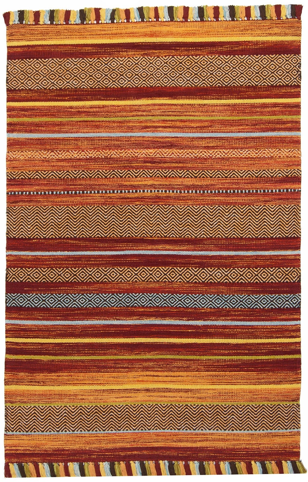 Oryginalny kilim Lory bawełniany Indie 90x60 cm
