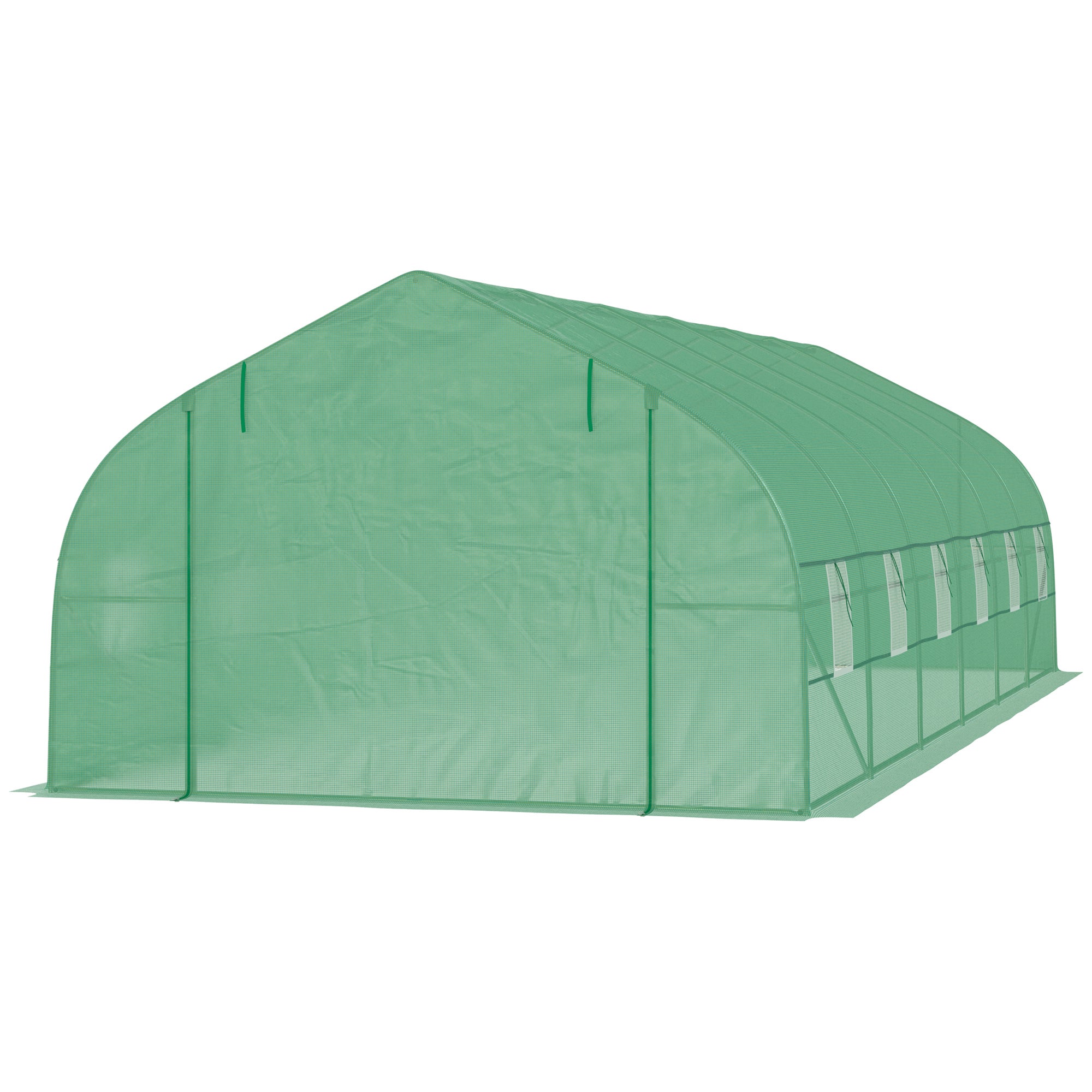 Outsunny Serra a Tunnel 6x3x2 m con Sistema di Irrigazione Integrato 12