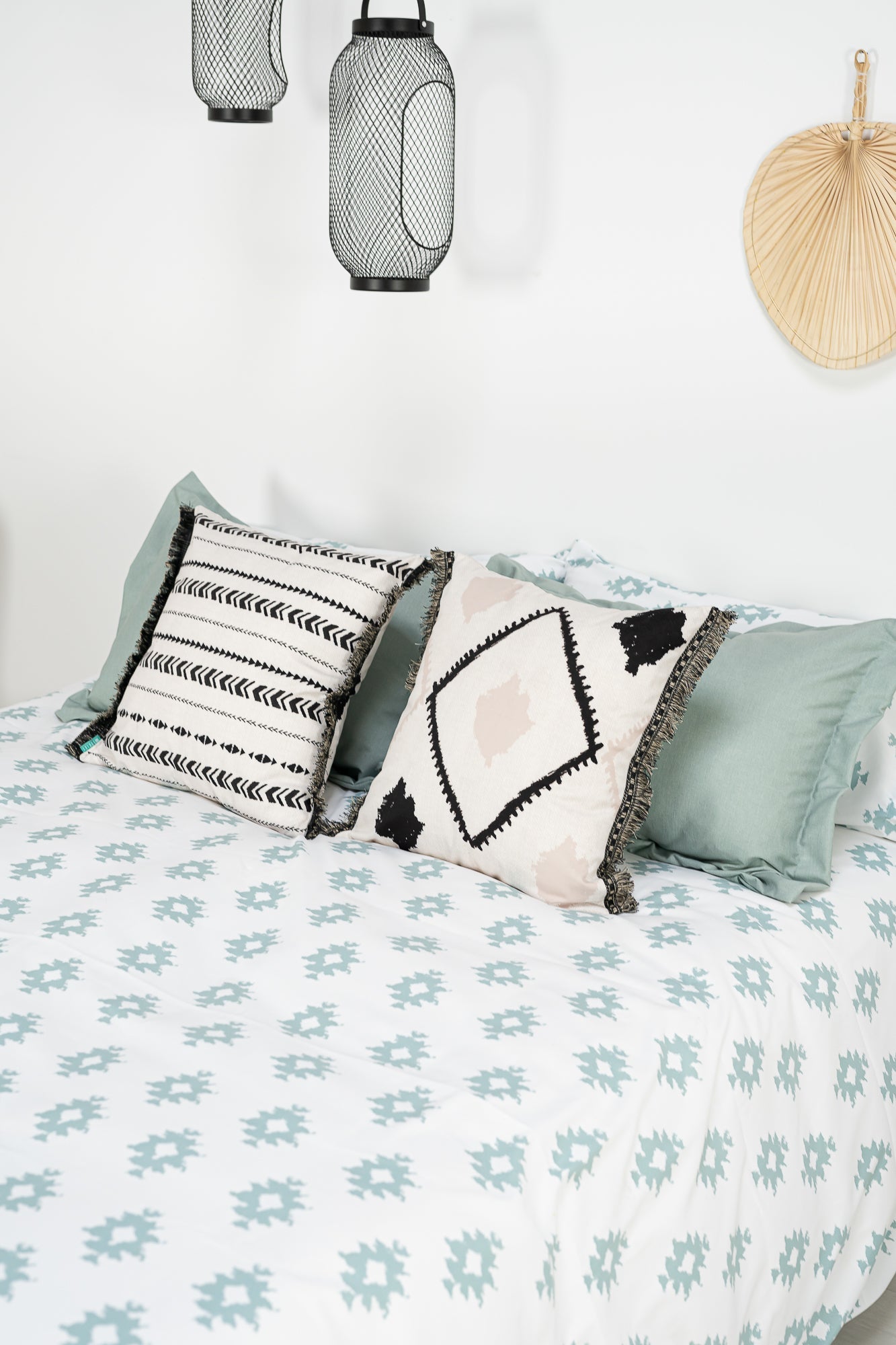 Capa de edredão Kilim Cama160 (250X270) Branco | Leroy Merlin