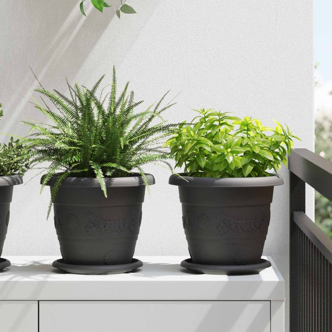 Flos Vaso per pante alto 85cm rotondo portavas desgn terrazzo Flos Vaso per pante alto 85cm rotondo portavas desgn terrazzo
