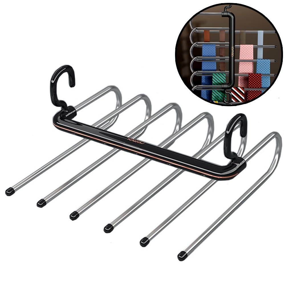 Gruccia multistrato per pantaloni, supporto in acciaio inossidabile, contenitore e organizzazione per guardaroba, armadio, camera da letto | Leroy Merlin Gruccia multistrato per pantaloni, supporto in acciaio inossidabile, contenitore e organizzazione per guardaroba, armadio, camera da letto | Leroy Merlin