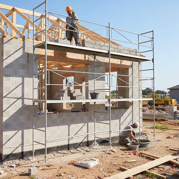 Echafaudage de maçon 42m² - Structure + Planchers + Plinthes + Garde-corps - DCM42-SPP - 3